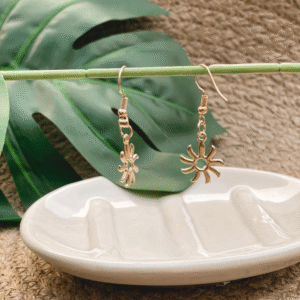 Aretes Sol Dorado